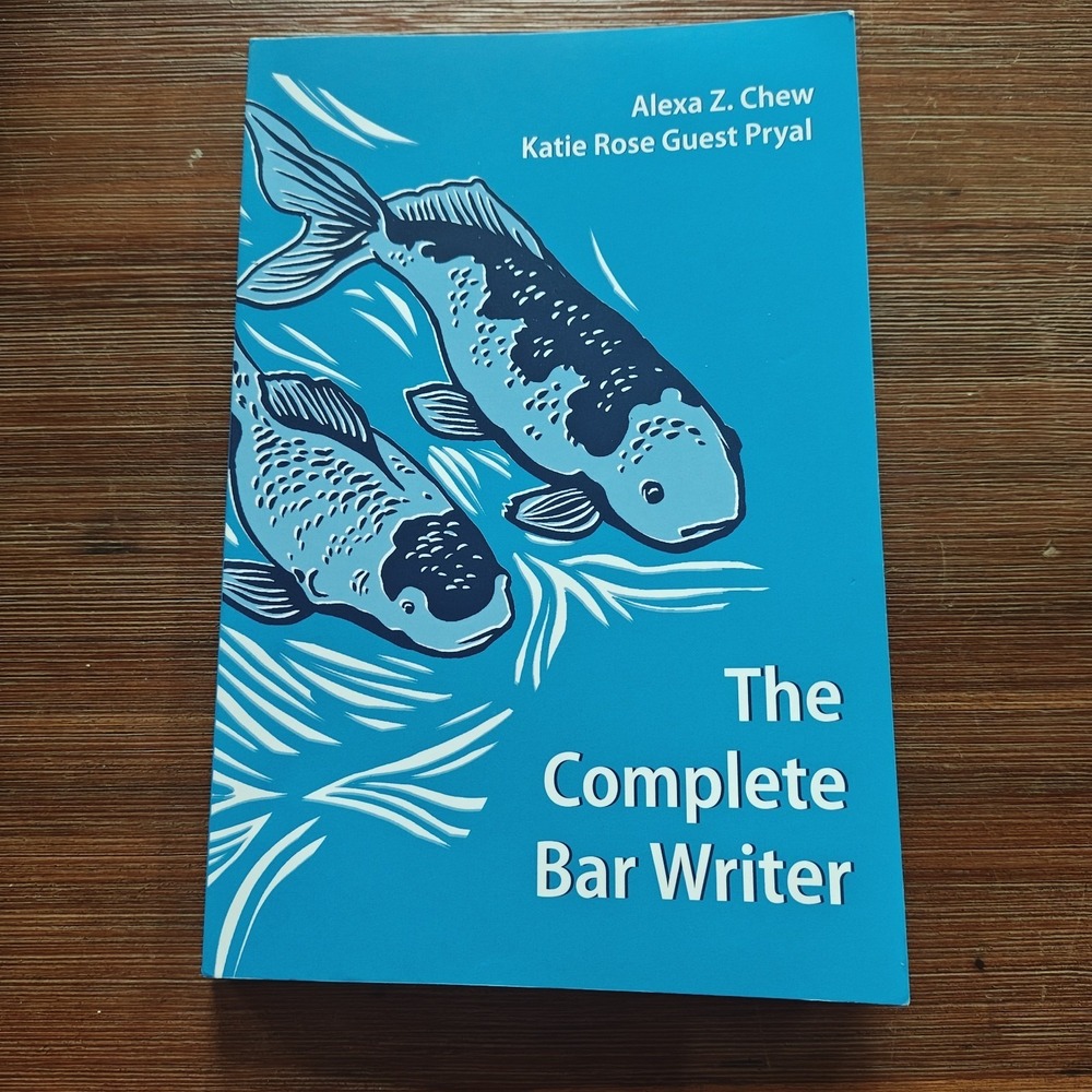The‎ Complete Bar Writer 9781531017873 Chew Pryal Paperback Exam Prep Law Book